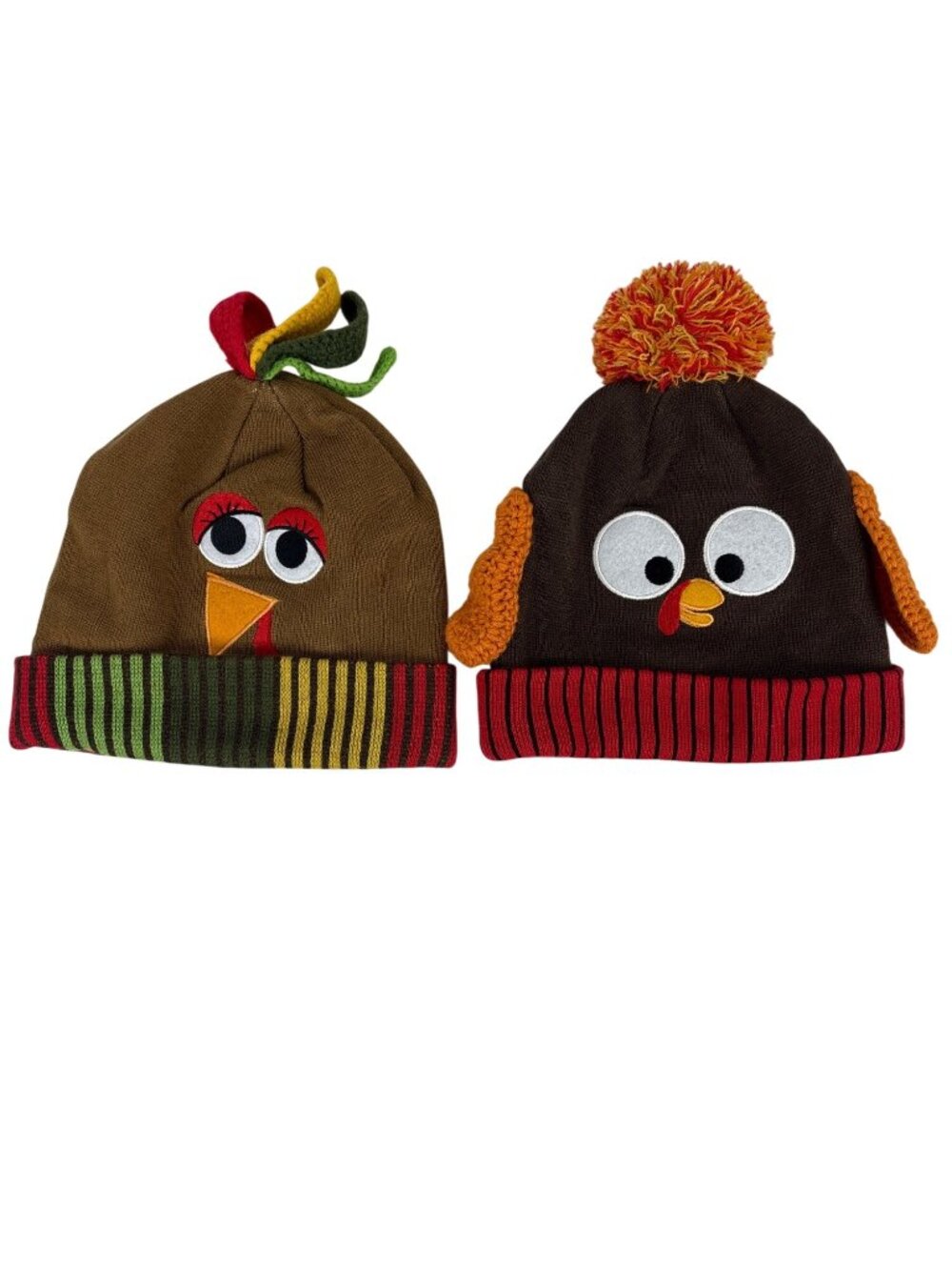 JOYIN Thanksgiving Turkey Beanie Knit Hat Cute Novelty Fall Holiday Trot Cap